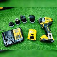 ?? DEWALT ?? สว่านไร้สาย รุ่น DCD703D2 12V (แบต2ก้อน แท่นชาร์จ +หัวเปลี่ยน 4แบบ+กระเป๋าพลาสติก) BRUSHLESS เจาะไม้ เจาะโลหะ จัดส่ง KERRY ??