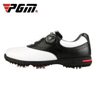 ▬ Hot sale PGM Golf Shoes Men Waterproof Sports Shoes Rotating Buckles Anti-slip Sneakers Multifunctional Golf Trainers