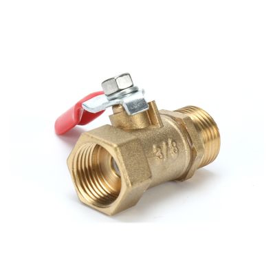 Brass small ball valve Female/Male Thread Brass Valve Connector Joint Copper Pipe Fitting Coupler Adapter1/8 quot; 1/4 39; 39; 3/8 39; 39; 1/2 39; 39;