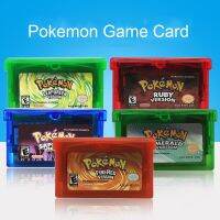 Pokemon ชุด NDSL จีบีจีบีซี GBM GBA SP การ์ดคอนโซลตลับเกมวิดีโอเกมคลาสสิกเกมสะสมรุ่นที่มีสีสันภาษาอังกฤษ