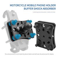 Motorbike Mobile Phone Holder for Bike Motorcycle Smartphone Bracket with Buffer Shock Absorber Anti-shake Base