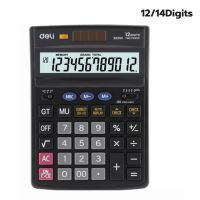 เครื่องคิดเลขแบบพกพา เครื่องคิดเลข เครื่องคิดเลขบัญชี คิดเลข 12/14 หลัก ตัวเลข12หลัก จอใหญ่ ปุ่มใหญ่ ถอดvat เพิ่มvat ได้ Calculator Mini House