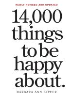 14,000 THINGS TO BE HAPPY ABOUT