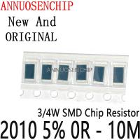 ตัวต้านทานชิป SMD 3/4W 1ชิ้น50ชิ้น0 10 100 220 470โอห์ม0R 10R 100R 470R 220R 1K 2.2K 4.7K 10K 100K 1ม. 10ม. 2010 5% 0R - 10M