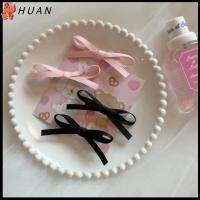 HUAN 2pcs ริบบิ้นบัลเล่ต์หวาน คลิปผมกุทัณฑ์ ชุดคลุมศีรษะ อุปกรณ์เสริมผม บางคลิปหนีบ เกาหลีแบบเกาหลี คลิปจับขนาดเล็ก กิ๊บติดผมโบว์ สาวๆ