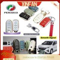 XINFAN 2023 Perodua AXIA MYVI BEZZA ARUZ Ativa หุ้มกุญแจรถ Sarung Casing Kunci รีโมตพวงกุญแจ