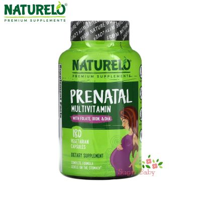 NATURELO Prenatal Multivitamin 180 Vegetarian Capsules วิตามินสำหรับหญิงเตรียมตั้งครรภ์