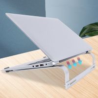 Aluminum Alloy Laptop Stand Support Base Notebook Holder for Macbook Pro 13 15 Lapdesk PC Computer Holder Cooling Pad Riser Laptop Stands