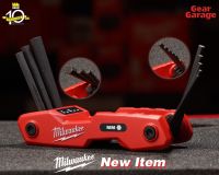 ประแจหกเหลี่ยม แบบพับเก็บ 8 ชิ้น MILWAUKEE NO.48-22-2182 Factory Gear By Gear Garage