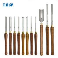 TASP HSS Woodturning Gouge Wood Lathe Turning Tools Spindle Bowl Carpentry Chisel with Walnut Handle for Woodworking