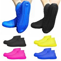 Classic Waterproof Silicone Overshoes Reusable Rainproof Shoes Covers Rain Boots Non-slip Washable Unisex Wear-Resistant