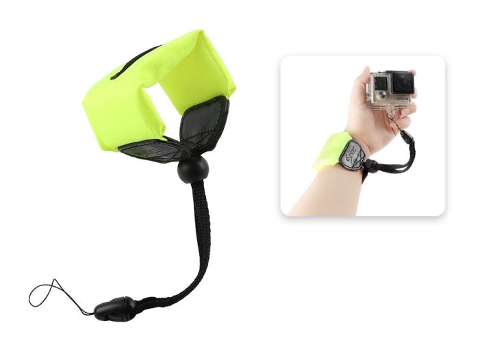 gopro-floating-wrist-strap-foam-โฟมลอยน้ำ-สำหรับคล้องข้อมือ-กันกล้องจมน้ำ