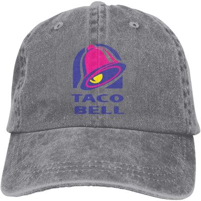 Taco Bell is Bae Classic Adjustable Denim Cap Baseball Cap Hats for Women &amp; Men Gray