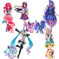 Koleksi Mainan Tokoh Aksi อนิเมะ PVC Gadis Jepang Flutterhy Pinkie Patung Bishojo เกม Figma โพนี่น้อยของฉัน