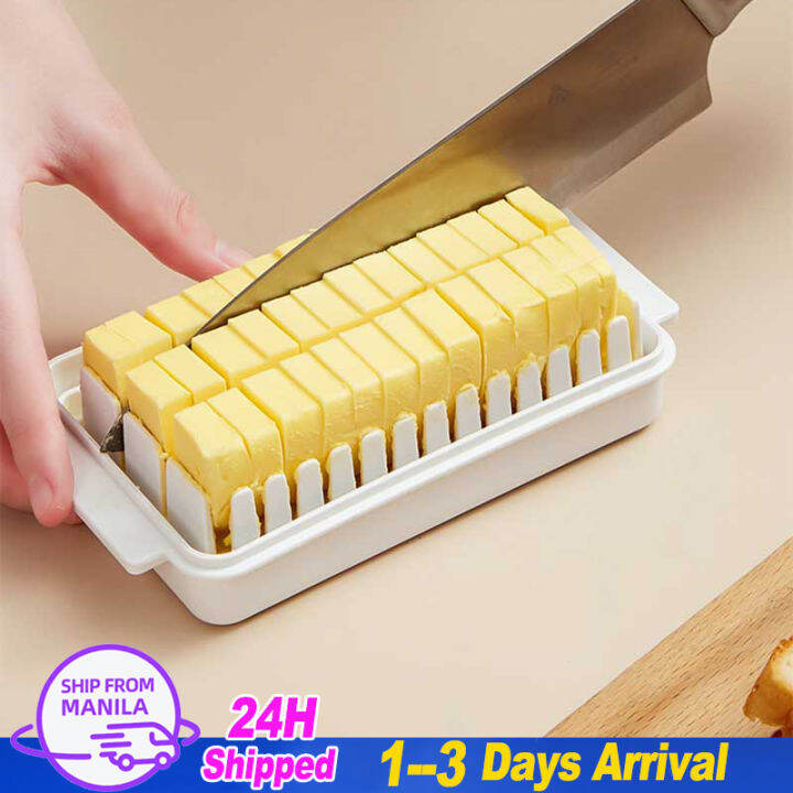 🔥Fast Shipping🔥Butter Cutting Tray Storage Box Cheese Cube Cut Slice