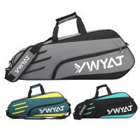 YWYAT Badminton Bag Outdoor Sports Training Fitness Racket Bags Large Capacity Waterproof Badminton Racquet Backpack