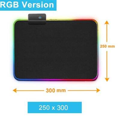 แผ่นรองหลังขนาดใหญ่สำหรับนักเล่นเกมแผ่นรองเมาส์สำหรับเล่นเกม RGB แผ่นรองเมาส์แผ่นปูโต๊ะคอมพิวเตอร์ Led พรมสำหรับป้องกัน Mause Ped Xl