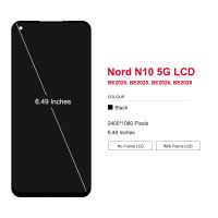 ZZOOI 6.49New For OnePlus Nord N10 5G LCD Display Screen Touch Panel Digitizer 1+N10 BE2029  BE2025 LCD With frame Replacement Parts