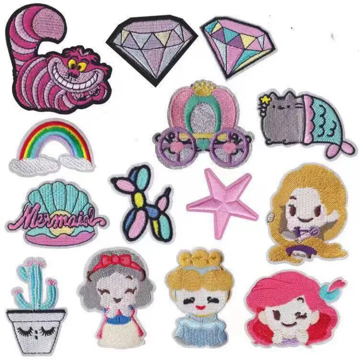 Fun Life Cute cartoon character computer embroidery badge patch DIY  handmade embroidered cloth patch | Lazada PH
