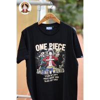 【New】OP-1029 สีดำ เสื้อยืดOne Piece ลิขสิทธิ์แท้ คุณภาพดีมาก