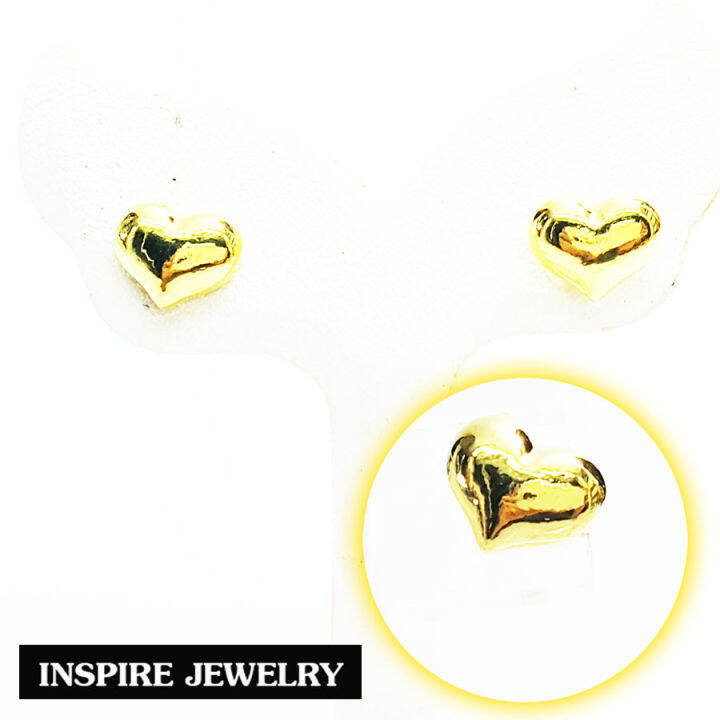 inspire-jewelry-ต่างหูห่วงทองห้อยตุ้งติ้ง-ตอกลาย-แบบร้านทอง-งานแฟชั่นอินเทรนสุดๆ-สำหรับใส่ติดหู-พร้อมกล่องตามแบบ