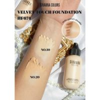 รองพื้น Sivanna Velvet Touch Concealer Liquid Foundation SPF25 pa+++ (50ml) HF674