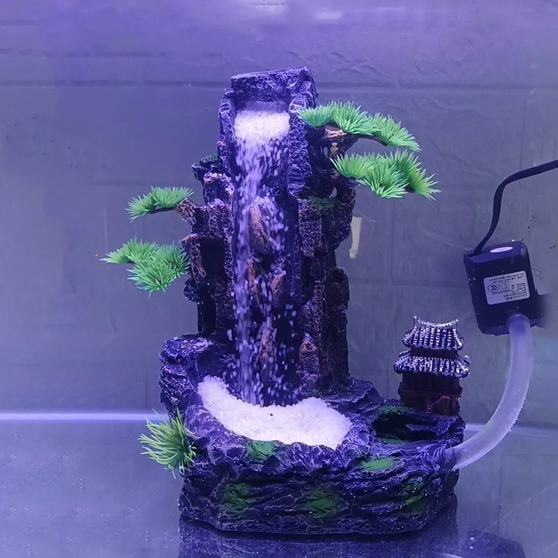 Top more than 148 aquarium waterfall decoration seven.edu.vn