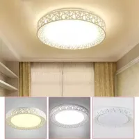 LED Ceiling Light Low Power Bird Nest Round Lamp Modern Fixtures Tricolor White 121824V For Bedroom Kitchen Storeroom