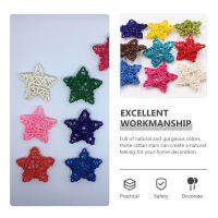 Mlinstudio 20pcs Rattan Stars Diy รูปดาวแขวนเครื่องประดับบ้านของดาราตกแต่งบ้าน