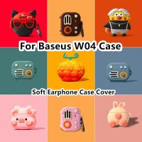 READY STOCK!  For Baseus W04 Case Trendy ideas for  Baseus W04 Casing Soft Earphone Case Cover