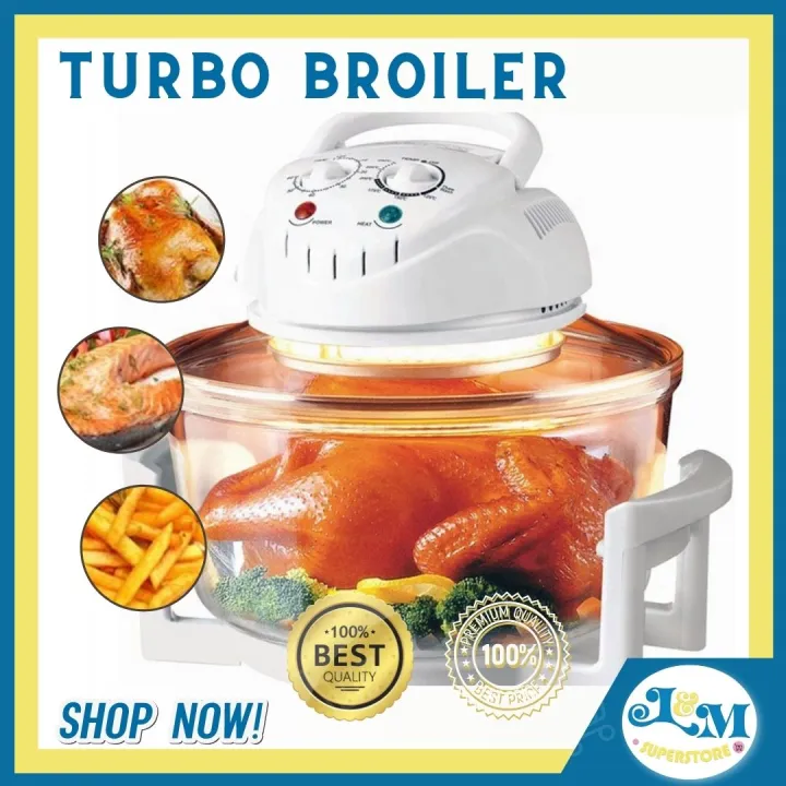 [L&M] Multifunction Turbo Broiler Sale with 12 Lit Large Capacity Convection Oven for Chicken