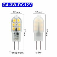 【☄New Arrival☄】 mian885 10ชิ้นหลอดไฟ Led 3W 5W G4 G9หลอดไฟ Ac 220V Dc 12V โคมไฟ Led Smd2835สปอร์ตไลท์โคมไฟฮาโลเจน20W 30W