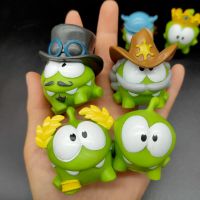 *SEND Random* LOT โมเดลฟิกเกอร์การ์ตูนกบ OM NOM ขนาด 5 ซม. ของเล่นสําหรับเด็ก 4 ชิ้น ต่อชุด