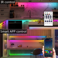 LED Strip Light WS2812B RGB 5050 1M-30M Bluetooth USB Diode Flexible Lamp Tape Rainbow Effect Background Light DC5V With Adapter