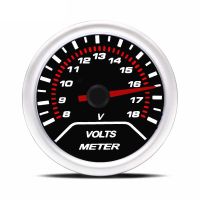 Volt meter 2 (52mm) Smoke lens 8-18 volts gauge voltage gauge Car meter