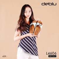 L4606 รองเท้าแตะ หญิง แบบสวม แบบหนีบ deblu เดอบลู นุ่มนิ่ม เพื่อสุขภาพ น้ำหนักเบา ของแท้ 100% ประเทศไทย Thailand