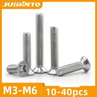 ✹۩ JUIDINTO 10-40pcs M3 M4 M5 M6 Cross Flat Head Laptop Machine Screw Phillips Screws Stainless Steel for Computer Notebook