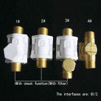 Brass electric solenoid valve water air inlet flow switch valve water heater valve thermostatic