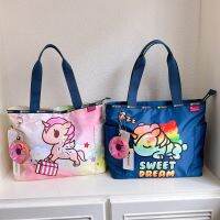 Tokidoki กระเป๋าถือแบบใหม่กระเป๋าโท้ทกระเป๋าใส่คอมพิวเตอร์หญิง L182