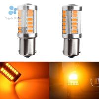 WEETE P21W BA15S 1156 2ชิ้น/แพ็คไฟตัดหมอกหลอดไฟ LED 5730 33 SMD ไฟจอดรถเลี้ยวสัญญาณไฟไฟท้ายไฟติดรถยนต์หลอดไฟหลอดไฟ S