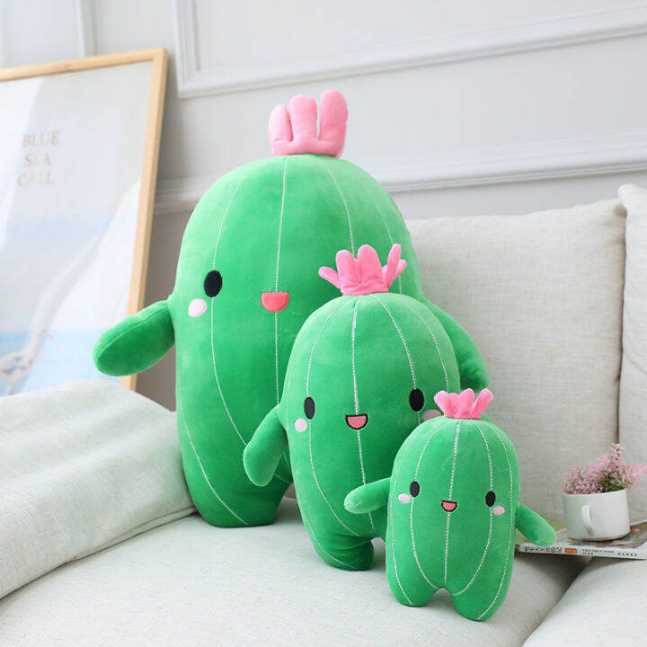 kawaii-flower-plant-cactus-plush-toy-triver-stuffed-doll-pillow-cushion-bolster-kids-children-boy-girl-gift-room-bedroom-decor