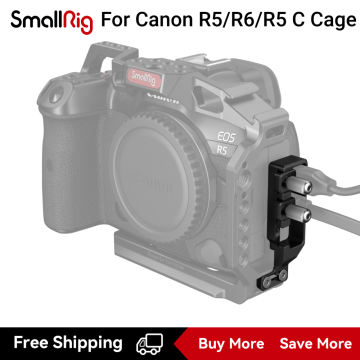 Smallrig Hdmi And Usb C Cable Clamp For Canon Eos R5 R6 R5 C Cage