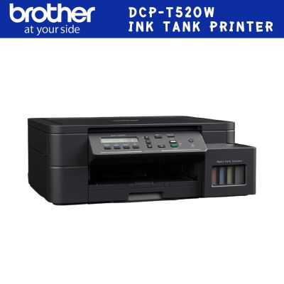 Brother DCP-T520W Ink Tank Printer / Print, Scan, Copy /   Wi-Fi Direct เครื่องพิมพ์มัลติฟังก์ชันอิงค์แท็งก์