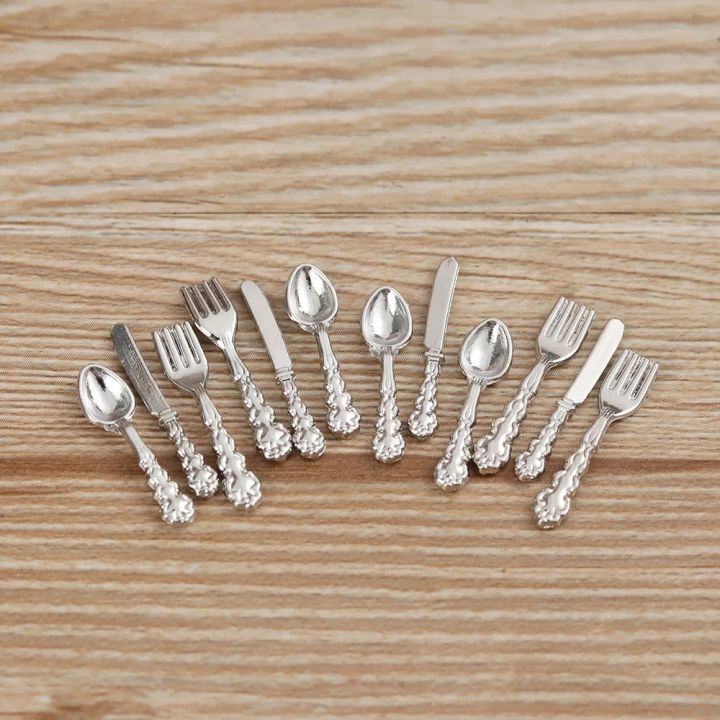 12pcs-1-12-simulation-mini-cutlery-set-dollhouse-furniture-1-12-scale-fork-knife-spoon-miniature-cookware-doll-accessories