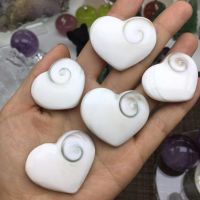 Shell heart quartz crystals natural stones and minerals aquarismo reiki decoracion hogar moderno gem stones home decor modern