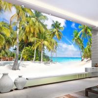 【cw】 Custom Wall Mural Wallpaper Seascape Landscape Painting Photo Background Paper Room Bedroom ！