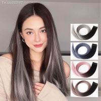☫✱ Gradient Hanging Ear Dyed Hair Piece Hanging Ear Type Color Hair Pad One Piece of Women Colored Joint Pick Up Dyed Hair Piece