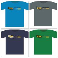 เสื้อยืดT-SHIRT ESK คละสี ผ้ายืดนิ่มใส่สบาย ระบายอากาศได้ดีเหมาะกับอากาศเมืองไทย