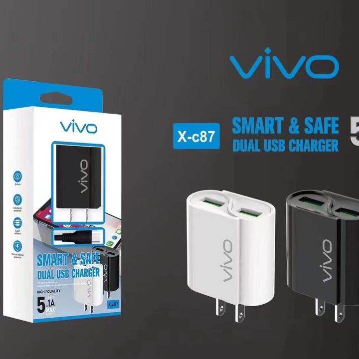 VIVO Fast Charger 5.1A Quick 2in1 2USB Travel For Android Micro Lazada PH