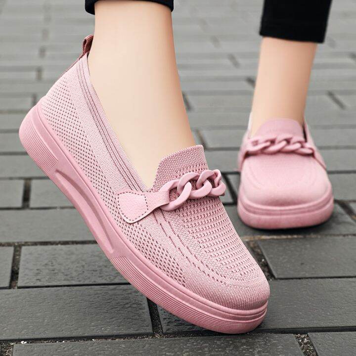 Summer Women's Slip On Loafers Comfortable Woman Flat Shoes Ladies Sneakers  Female Ballet Flats Women's Mules Driving Shoes 